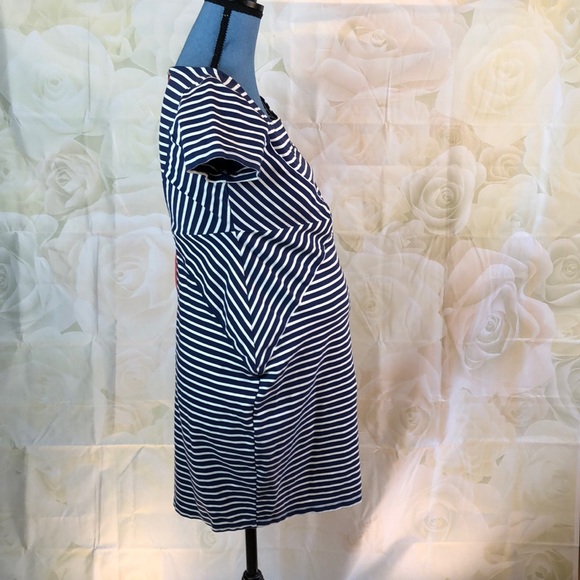 Jessica Simpson striped maternity body con dress - Picture 2 of 6